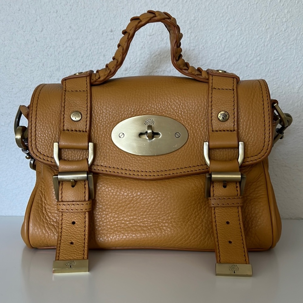 Mulberry Mini Alexa Crossbody Satchel Bag Like New